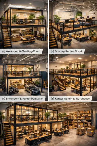 Mezzanine Ruang Kantor di Cibinong